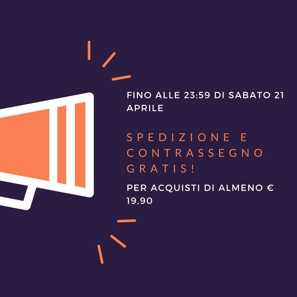 Offerta Flash! Fino alle 23:59 di Sabato 21 Aprile