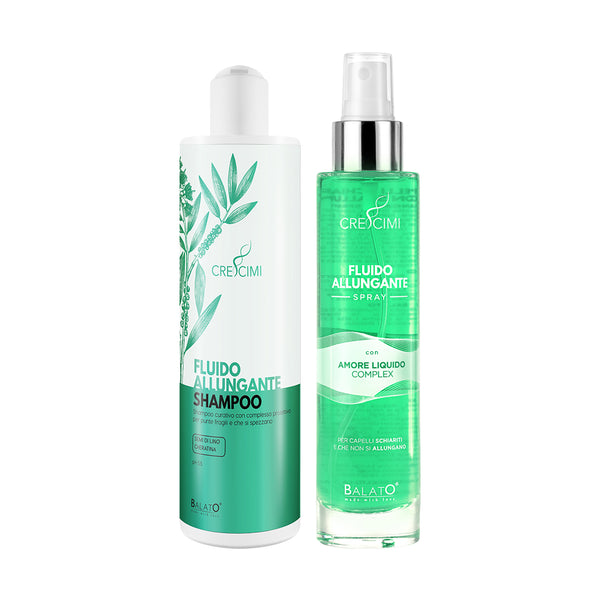 Kit Fluido Allungante Shampoo e Spray