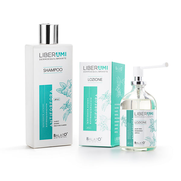 Shampoo e Lozione Liberami | Per Forfora e Desquamazione